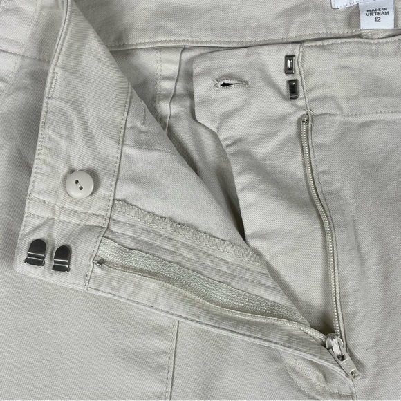J. Jill Straight Leg Cotton/Linen Casual Travel Minimalist Coastal Pants - Sz 12 - Picture 5 of 15